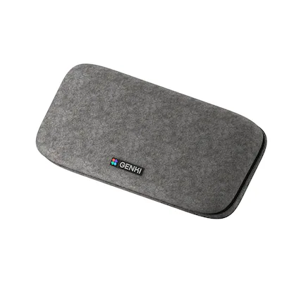 Front. Genki - Sleeper Case - Ultra Protective Zipper Carry Case for the Nintendo Switch 2 - Gray.