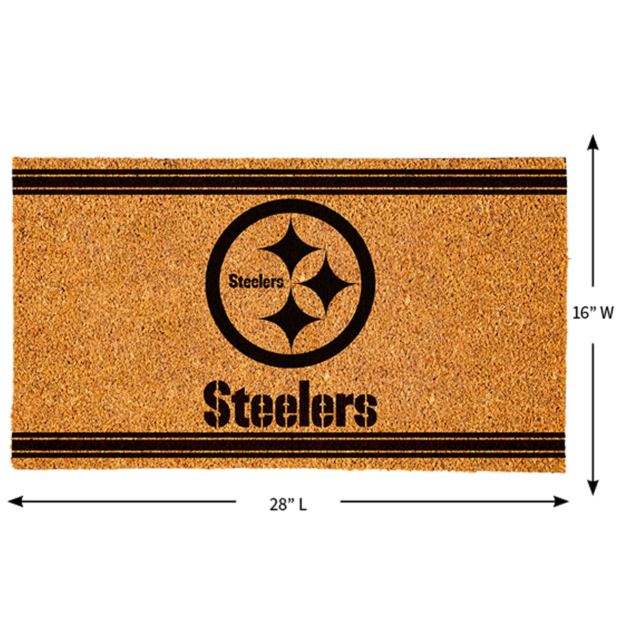 Steelers  
16" W  
28" L