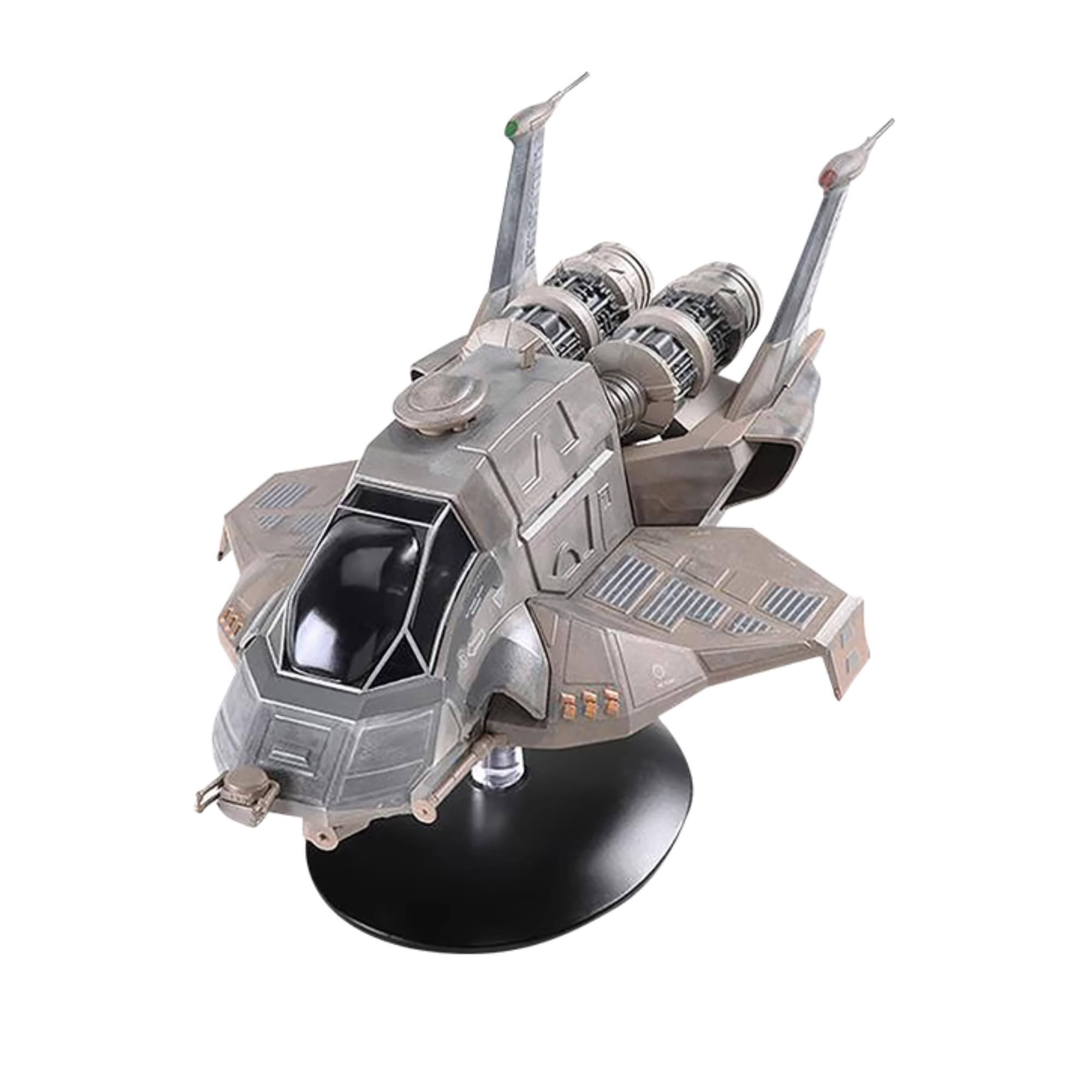 Alt View 1. Eaglemoss - Eaglemoss Battlestar Galactica Ship Replica | Raptor Boomer Decal - Gray.