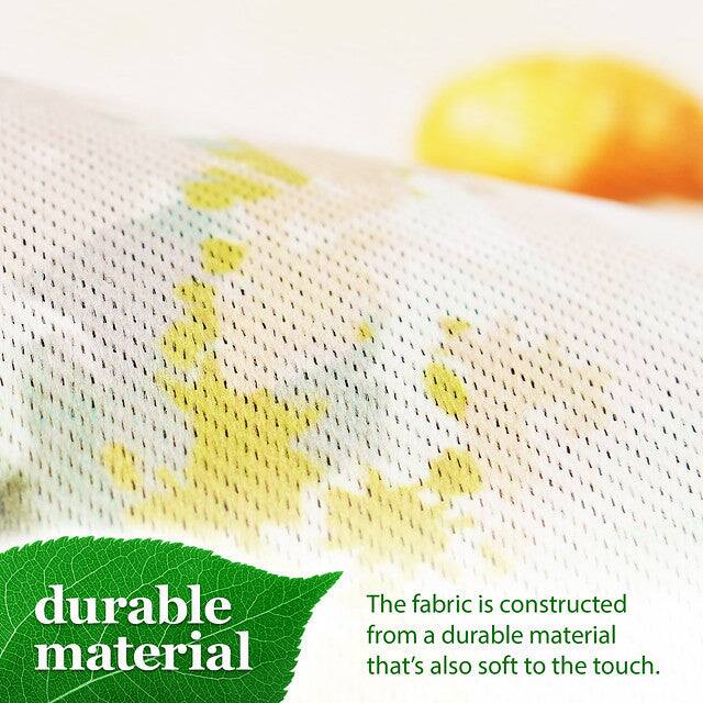 The fabric is constructed from a durable material that's also soft to the touch.