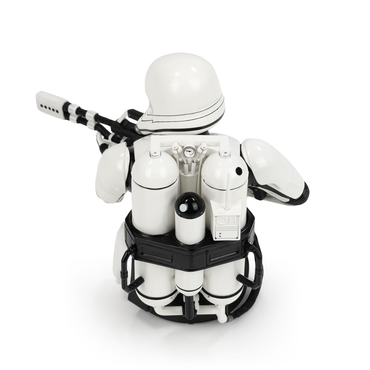 Alt View 10. Star Wars - Star Wars First Order Flametrooper Figure Statue | 7-Inch Character Resin Bust - White/Black.