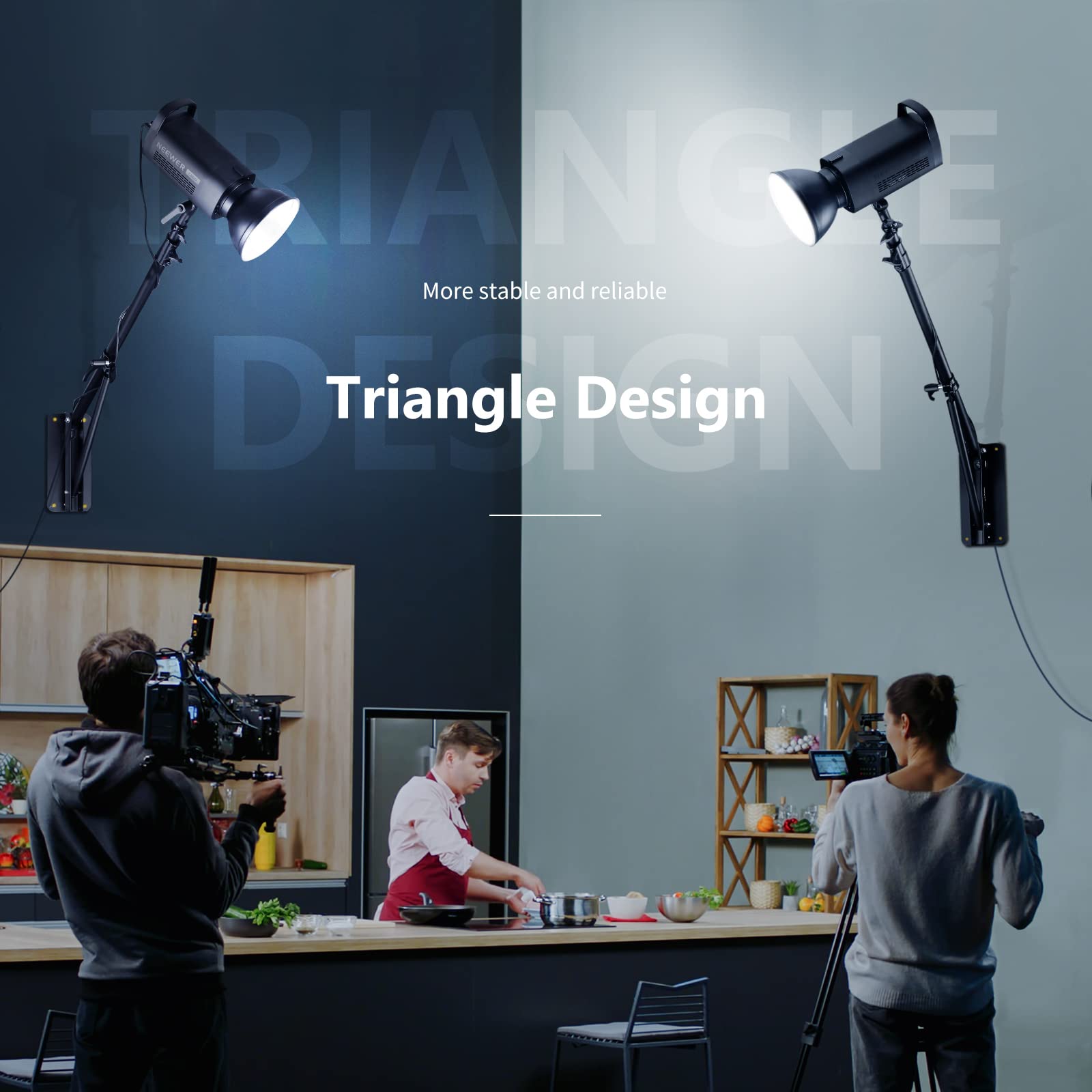 Triangle Design  
More stable and reliable