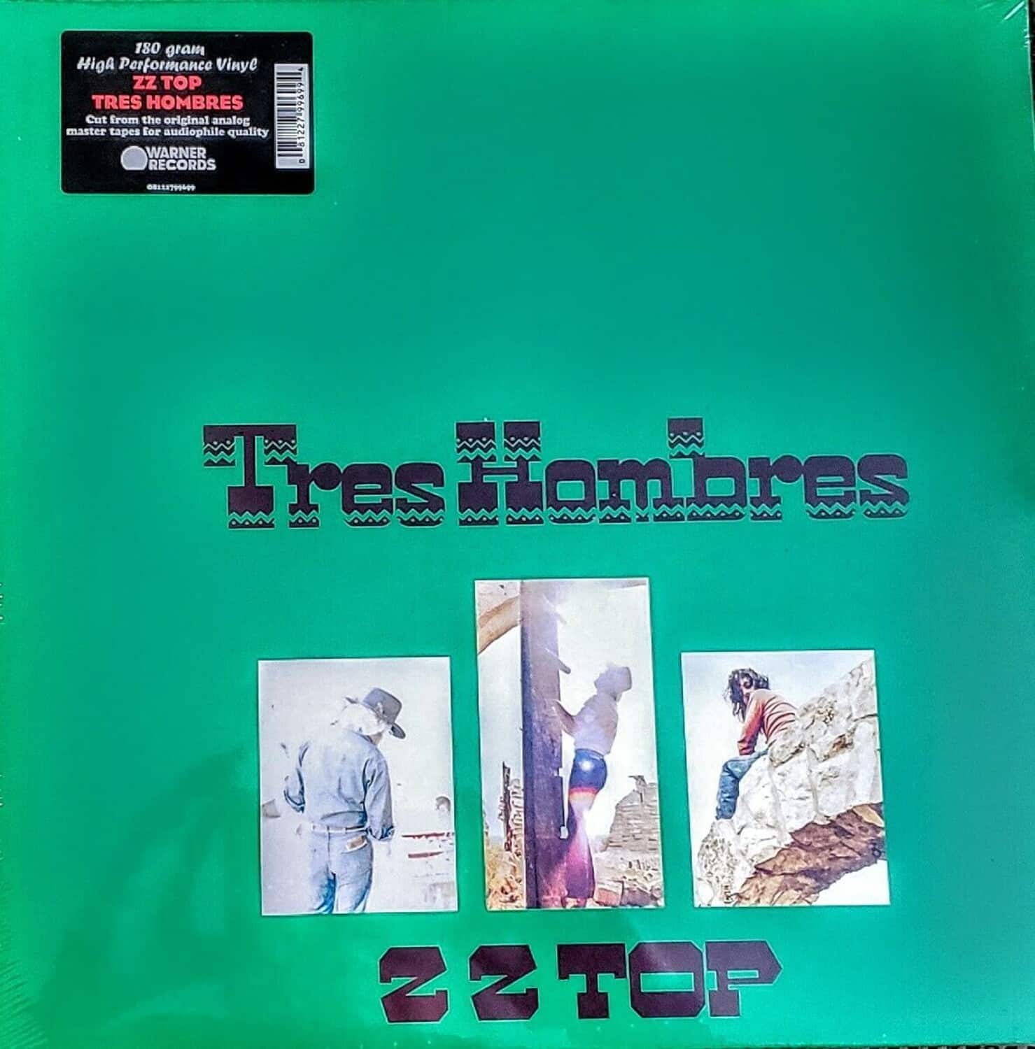 180 gram High Performance Vinyl  
ZZ TOP  
TRES HOMBRES  
Cut from the original analog master tapes for audiophile quality  
WARNER RECORDS  
466 4122 - C9  

Tres Hombres  
ZZ TOP