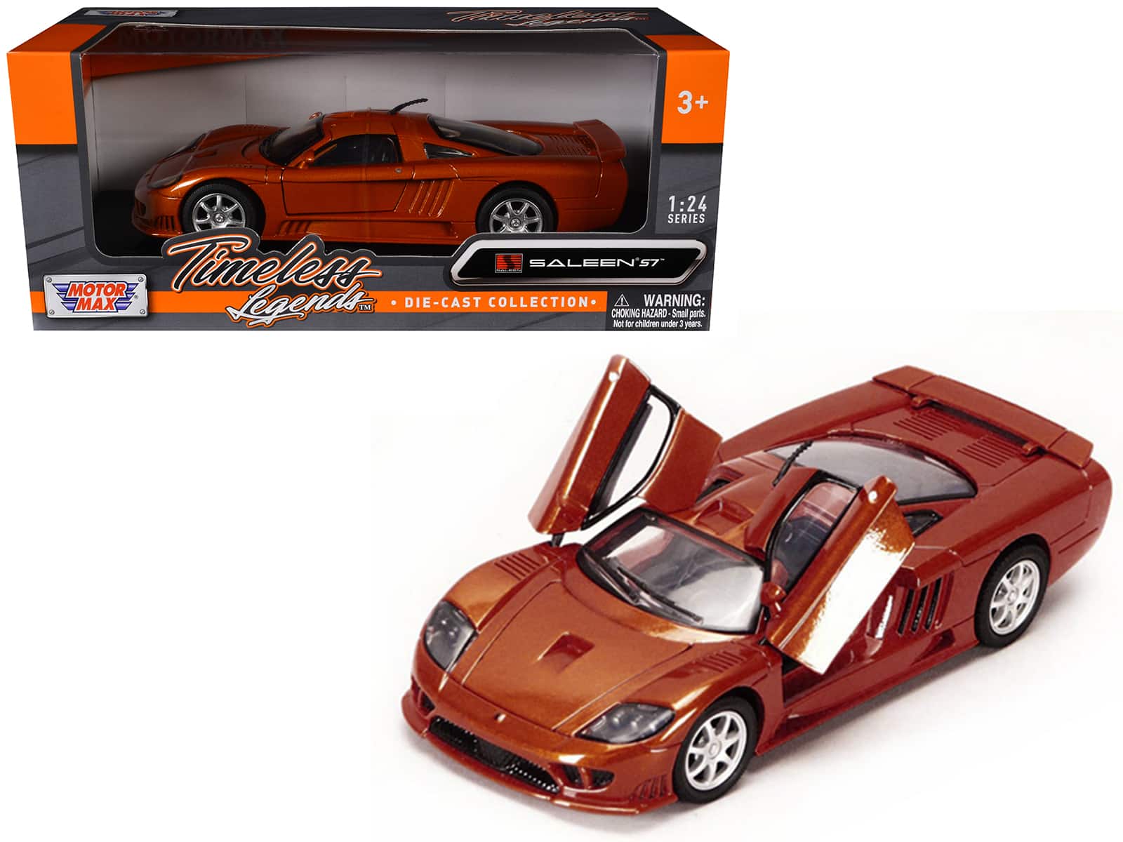 Saleen S7 Copper 1/24 Diecast Model Car by Motormax price history on PriceWatchPro