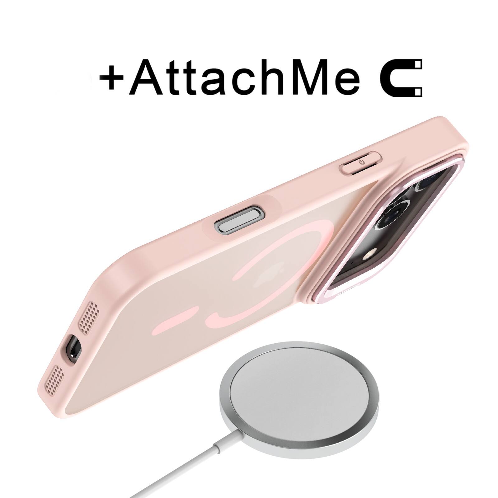 Alt View 2. BASELINE - baseline InFrame MagSafe Case with Kickstand for Apple iPhone 17 Pro Max - Pink - Pink.