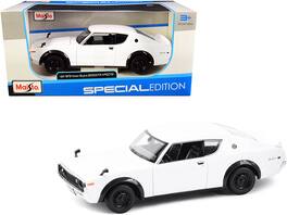 1973 Nissan Skyline 2000GT-R (KPGC110) "Special Edition" Series 1/24 Diecast Model Car by Maisto - White