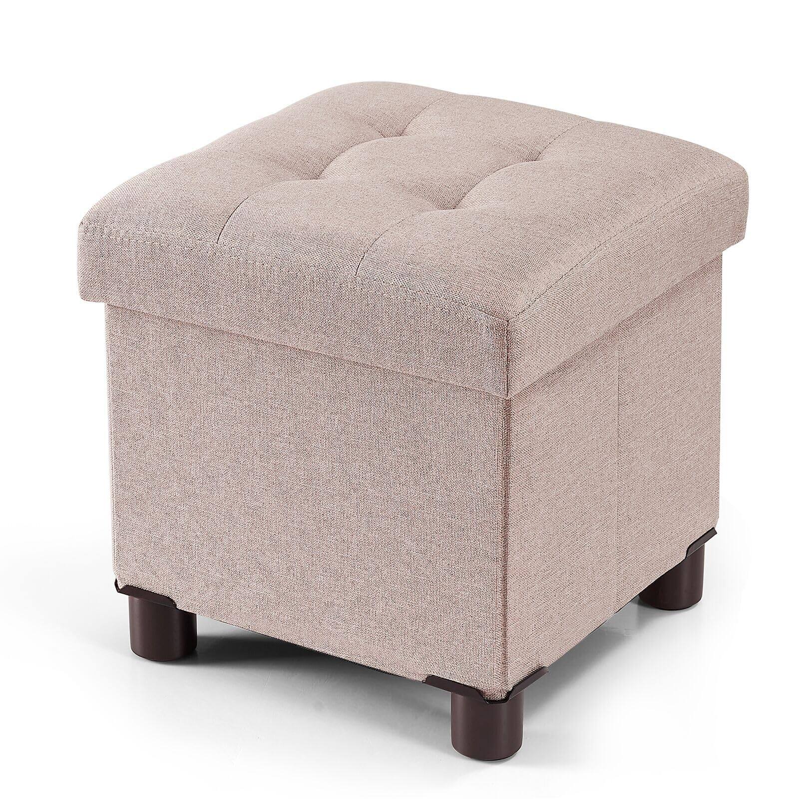 Beige 12.6" x 12.6" x 12.8"