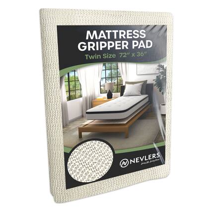 MATTRESS GRIPPER PAD Twin Size 72" X 36" NEVLERS.