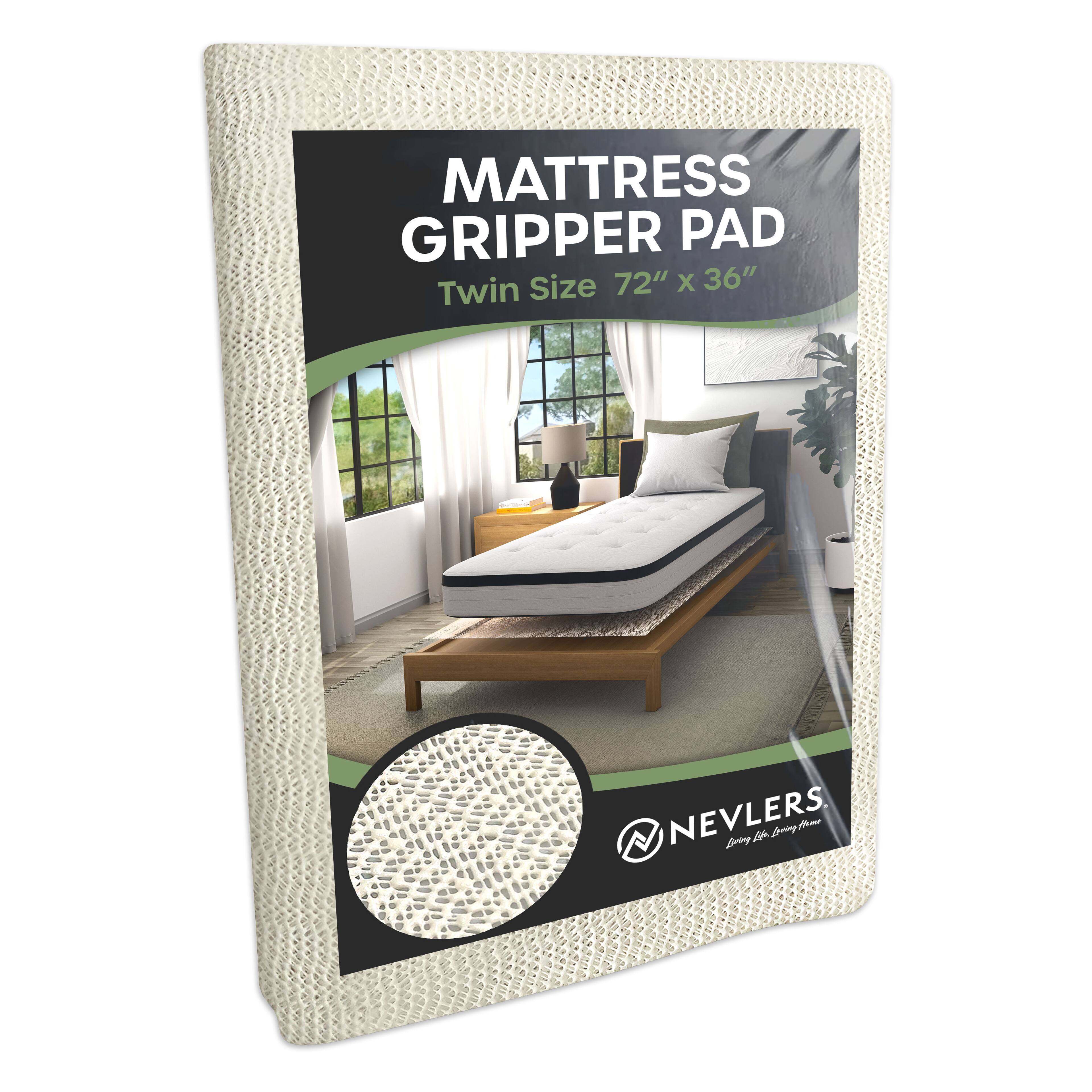 MATTRESS GRIPPER PAD Twin Size 72" X 36" NEVLERS.