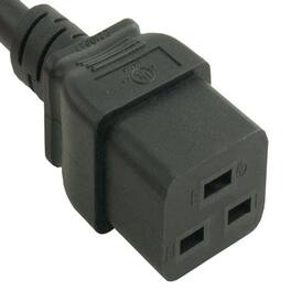 Sanoxy - Cables and Adapters; 10ft 14 AWG 15A 250V Heavy Duty Power Cord IEC320 C14 to IEC320 C19 - Black