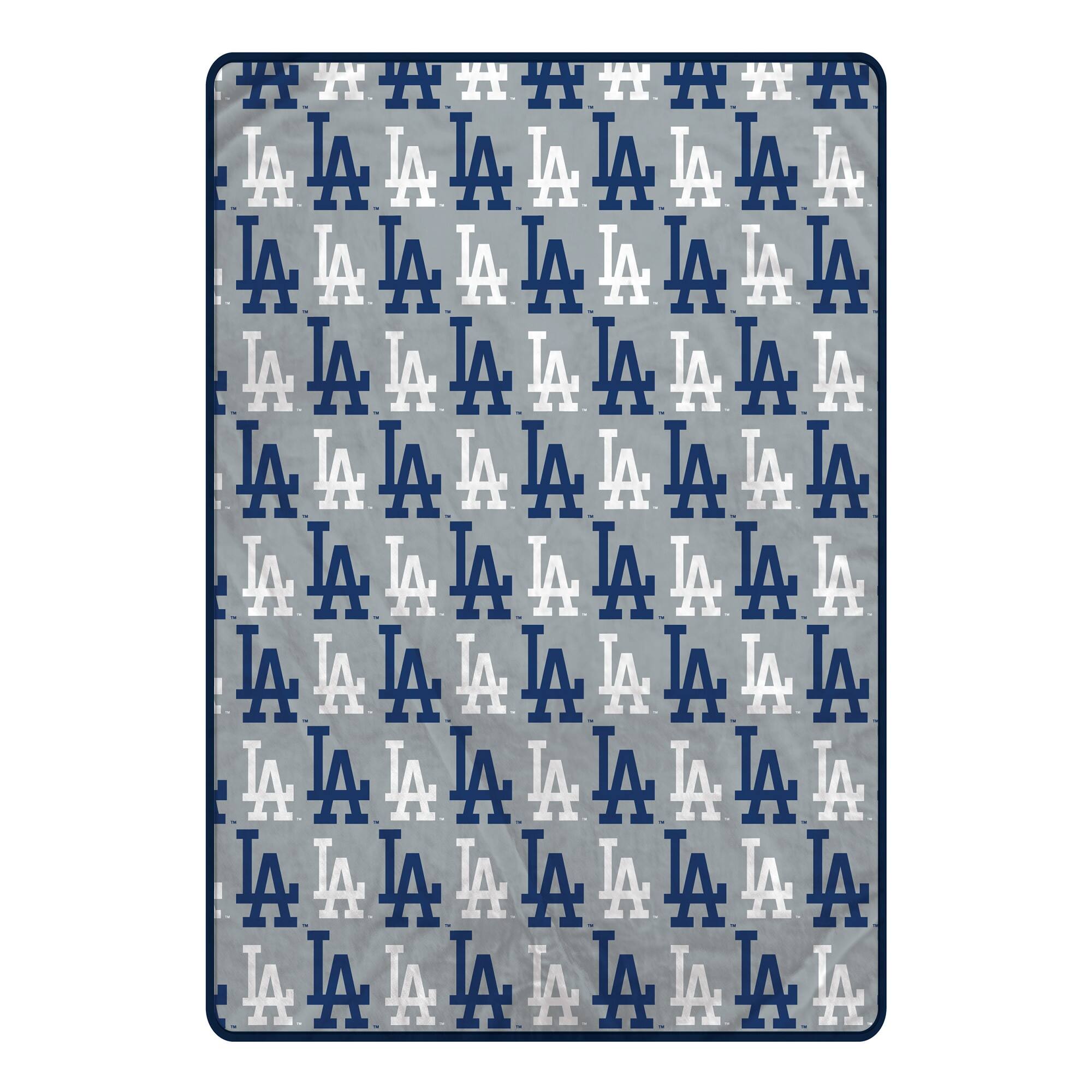 Pegasus - Los Angeles Dodgers 66" x 95" Oversized Logo Roll Ultra Cozy Blanket - Multicolor
