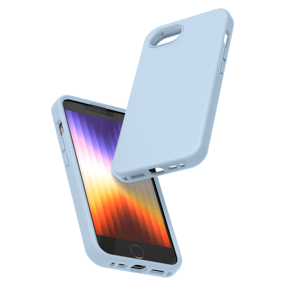 Alt View 1. Avana - velvet w/ MagSafe Case for Apple iPhone 16e - Light Blue.