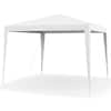 Front. Gymax - Gymax 10 FT X 10 FT Canopy Tent Heavy Duty Gazebo Shelter w/ Wind Ropes - White.