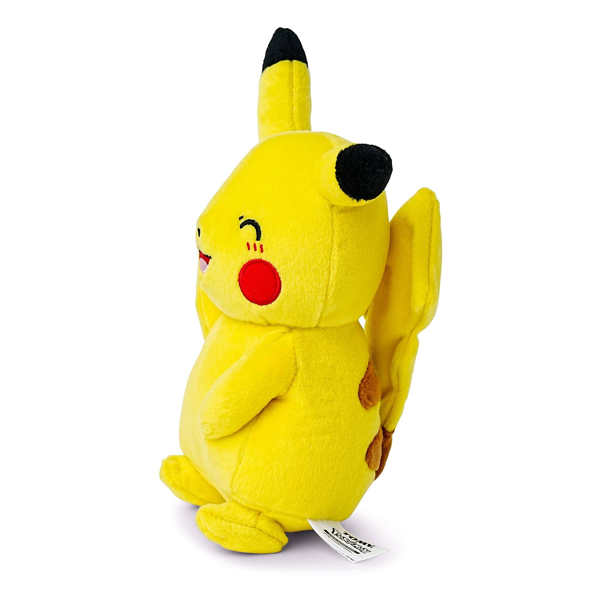 Alt View 10. Pokémon - Pokemon Basic 8-Inch Plush - Bashfull Pikachu - Yellow.