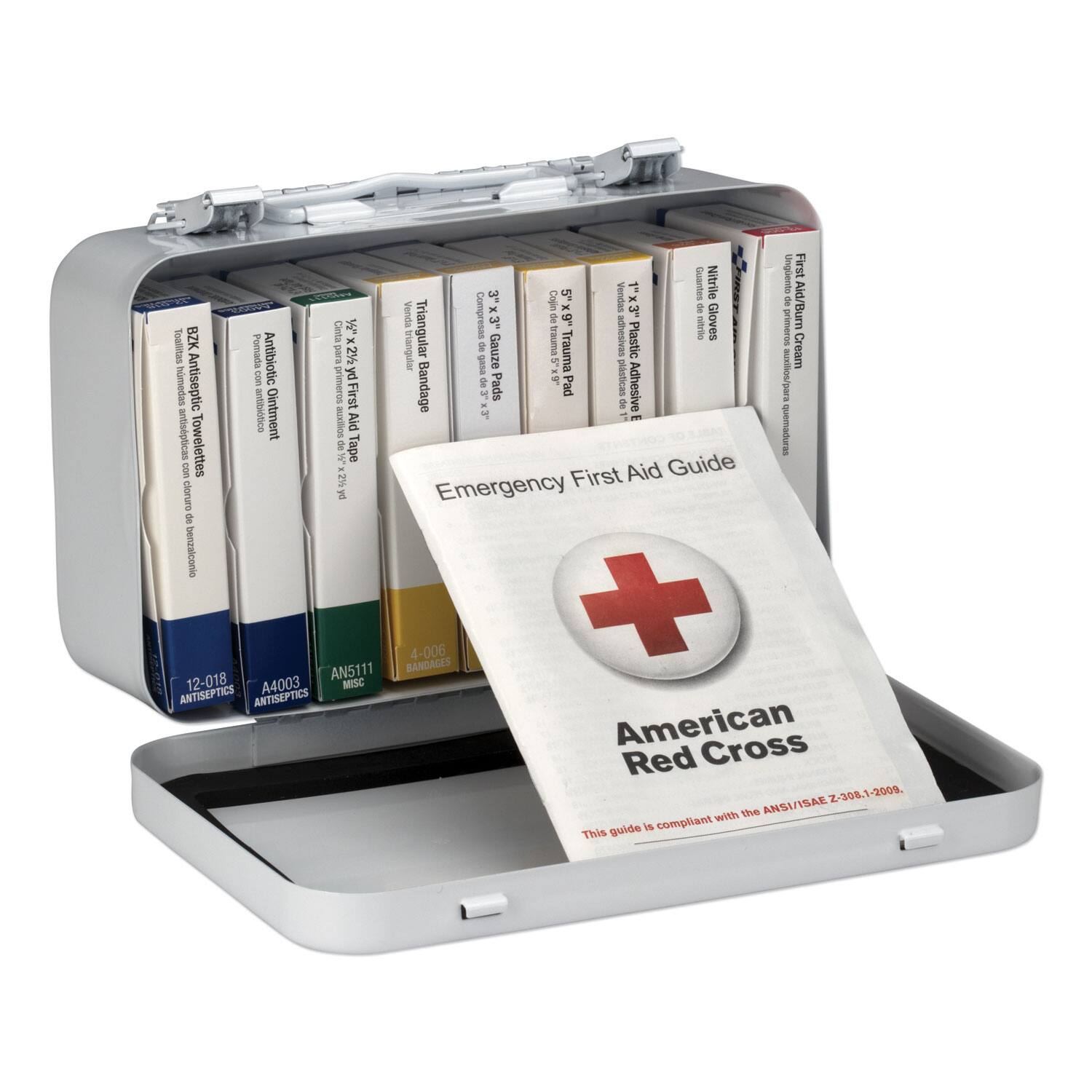 Canta W Toallitas BZK Pomada - Antibiotic 1 2% con yd hmedas Antiseptic - Primeros First antispticas Ointment SRTR Aid Towelettes 2 Tape u0O - g clerore K de benzalconio AN5111 12-018 A4003 MISC ANTISEPTICS ANTISEPTICS Unguentto First 3" SUMS 1 Guantes Nitrile x Crgn X 1 Aid/Bum Venda Compresas 3 g Gloves Triangular lhesivas nitrile primeros friangular de Gauze trauma Trauma Plastic Cream 1 3 - Bandage T Pads Pad Adhesive R 4 E sunpeanb First Aid Guide Emergency BANDAGES 4-006 + American Cross Red Z-308.1-2009. 200. The ANSI/ISAE with guide is compliant This