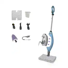 Shark - Lift-Away 5-in-1 Steam Mop with Detachable Handheld Steamer - Blue