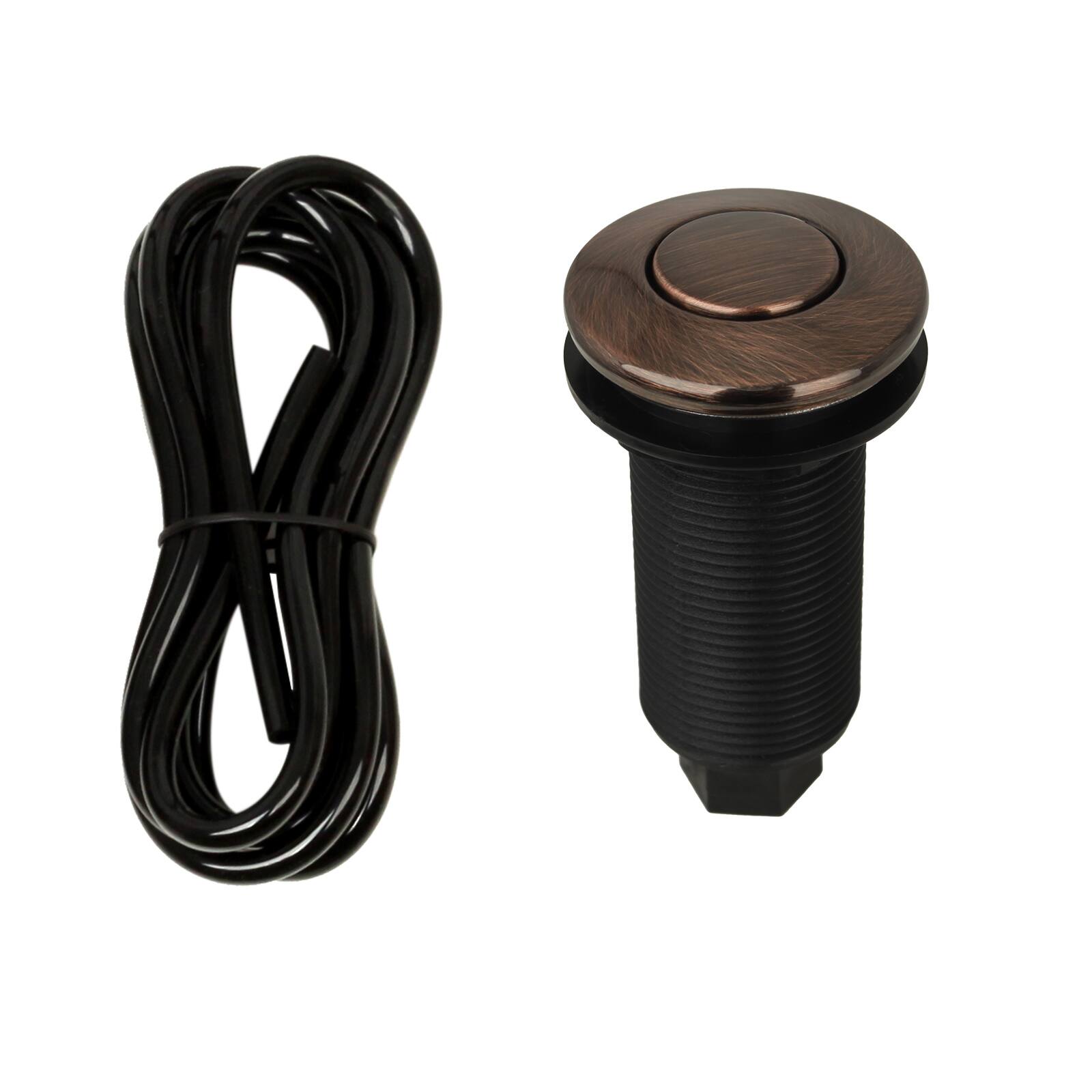 Alt View 1. Akicon - Akicon Sink Top/Counter Top Garbage Disposal Air Switch with Air Hose in Antique Copper - Antique Copper.