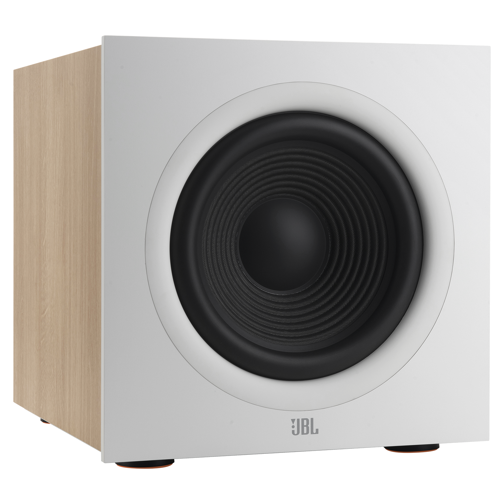 JBL Stage 200P 10 Inch Powered Subwoofer Latte JBL200PWHTAM Open Box