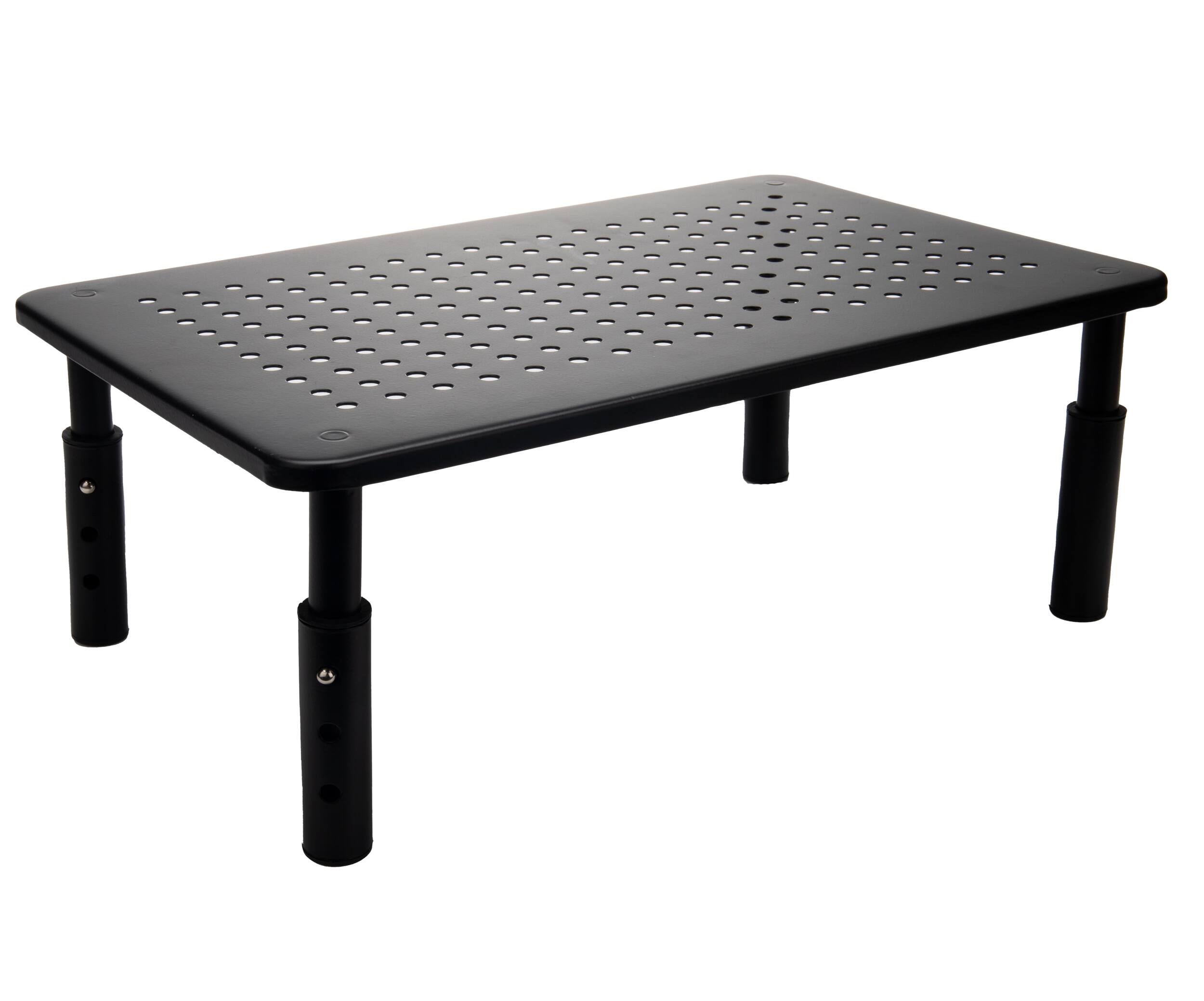 Alt View 12. Mind Reader - Mind Reader Iron Monitor Stand, Laptop or Screen Riser with Ventilated Metal Platform - Black.