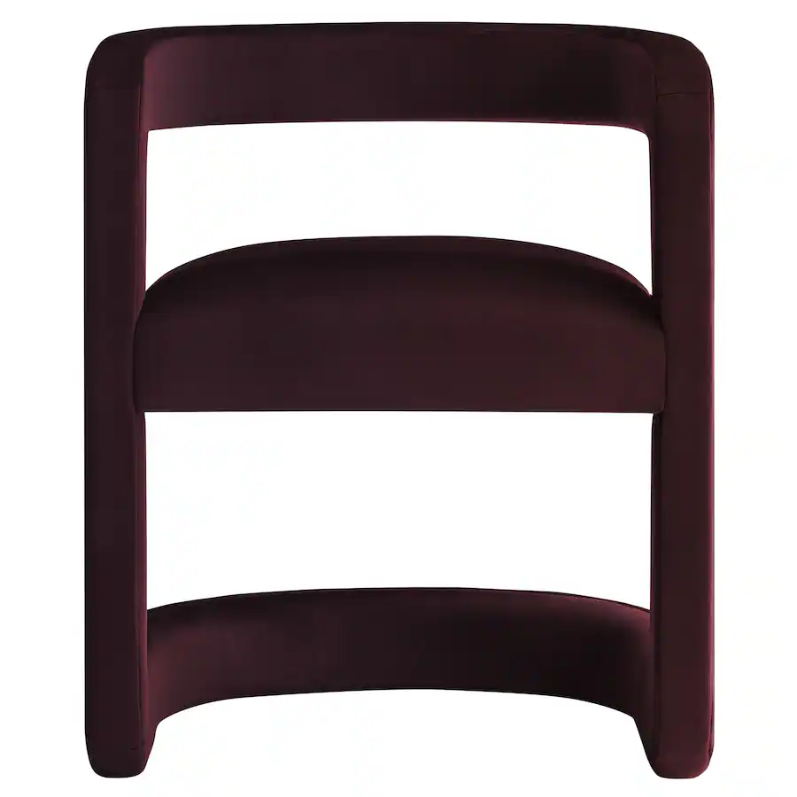 Modway Red Chair Winslow Barrel Performance Velvet Dining Chair by Modway Red EEI-7052 ...
