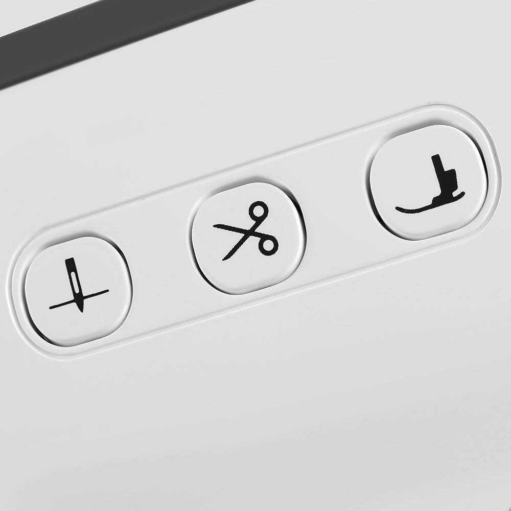 Alt View 4. Brother - Brother NQ1700E Embroidery Machine Includes BES Lettering Software + Brother Magnetic Hoop + Embroidery Magic Video - White.