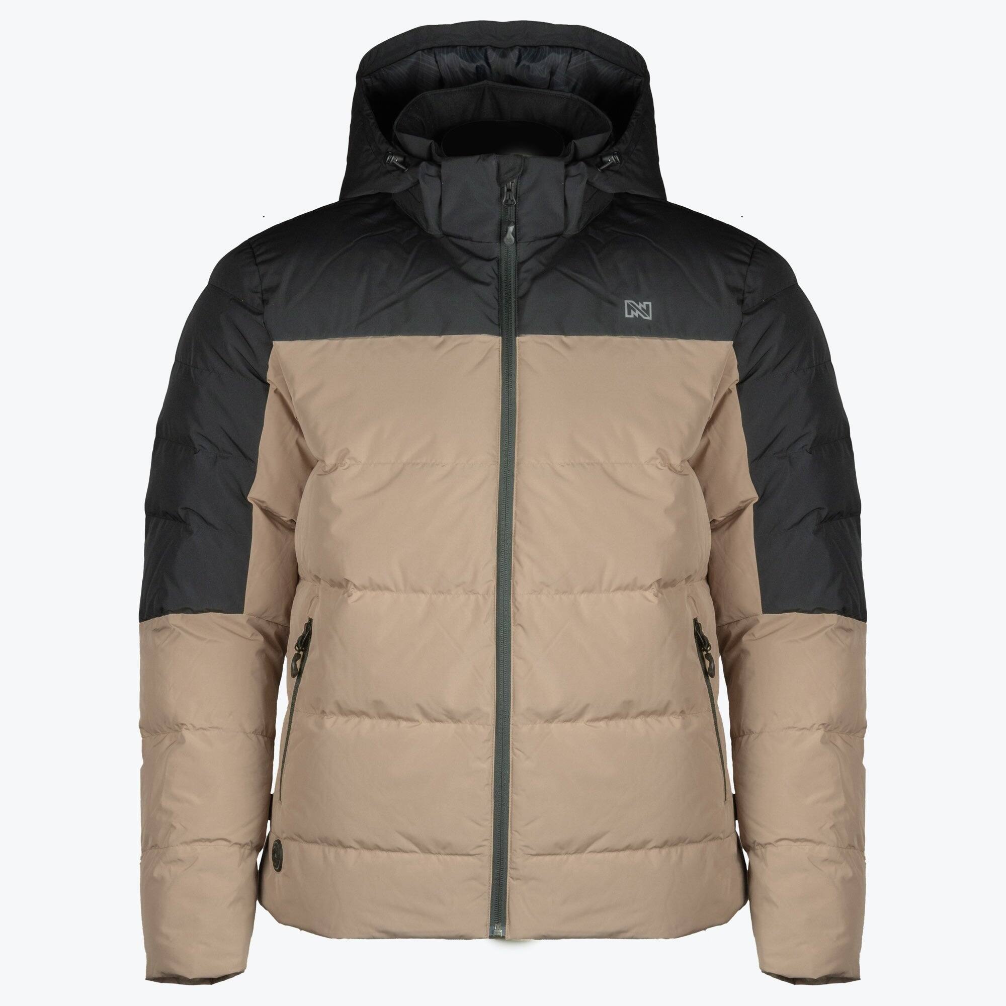 Alt View 6. Mobile Warming - App Controlled Men's Crest 2.0 Heated Jacket - Tan/Black.