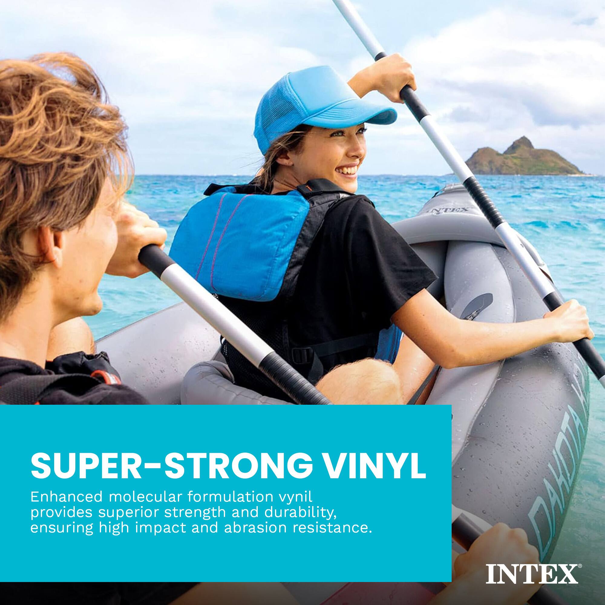 SUPER-STRONG VINYL  
Enhanced molecular formulation vinyl provides superior strength and durability, ensuring high impact and abrasion resistance.