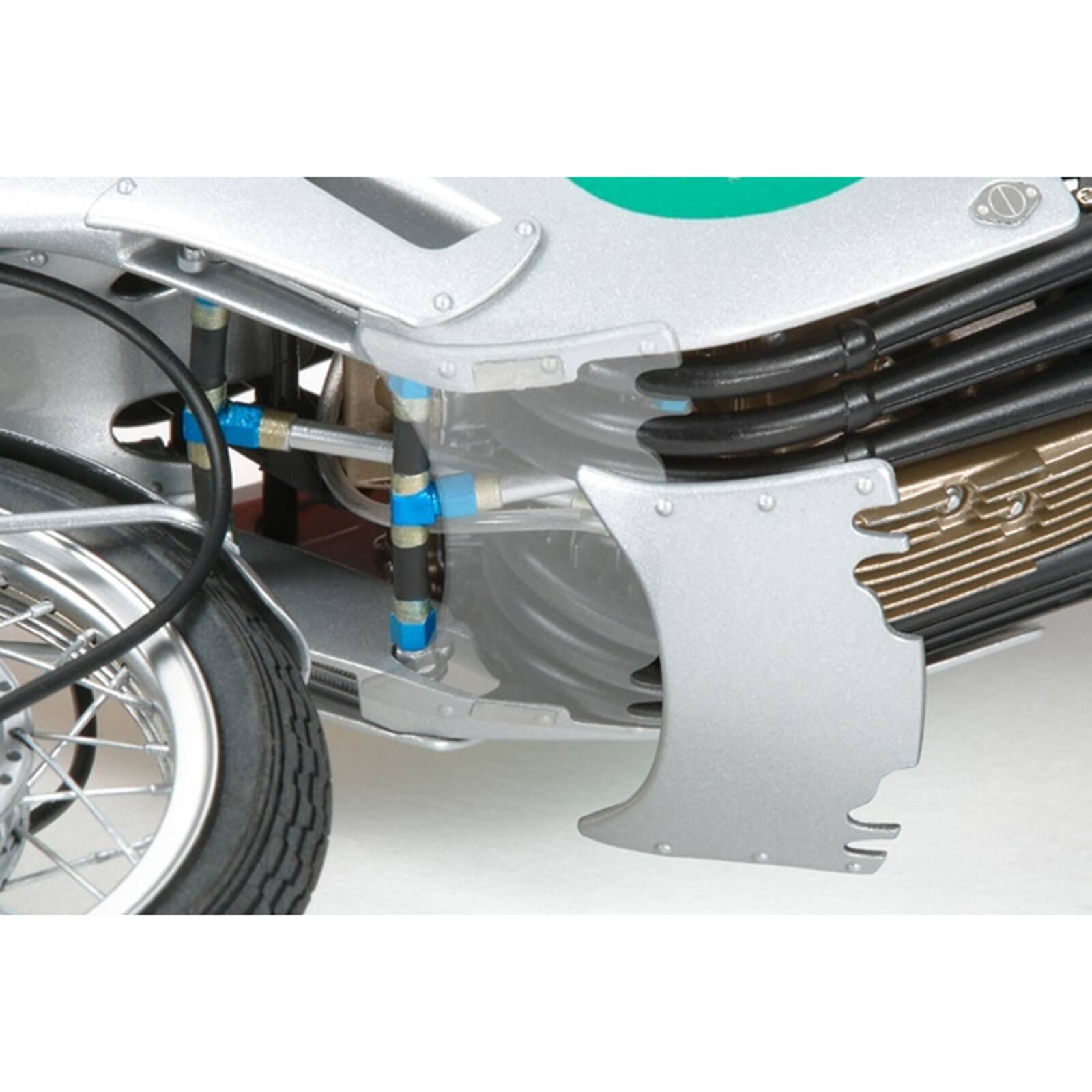Alt View 5. Tamiya - Model Kit Honda RC166 GP Racer Motorcycle 1/12 Scale Model by Tamiya.