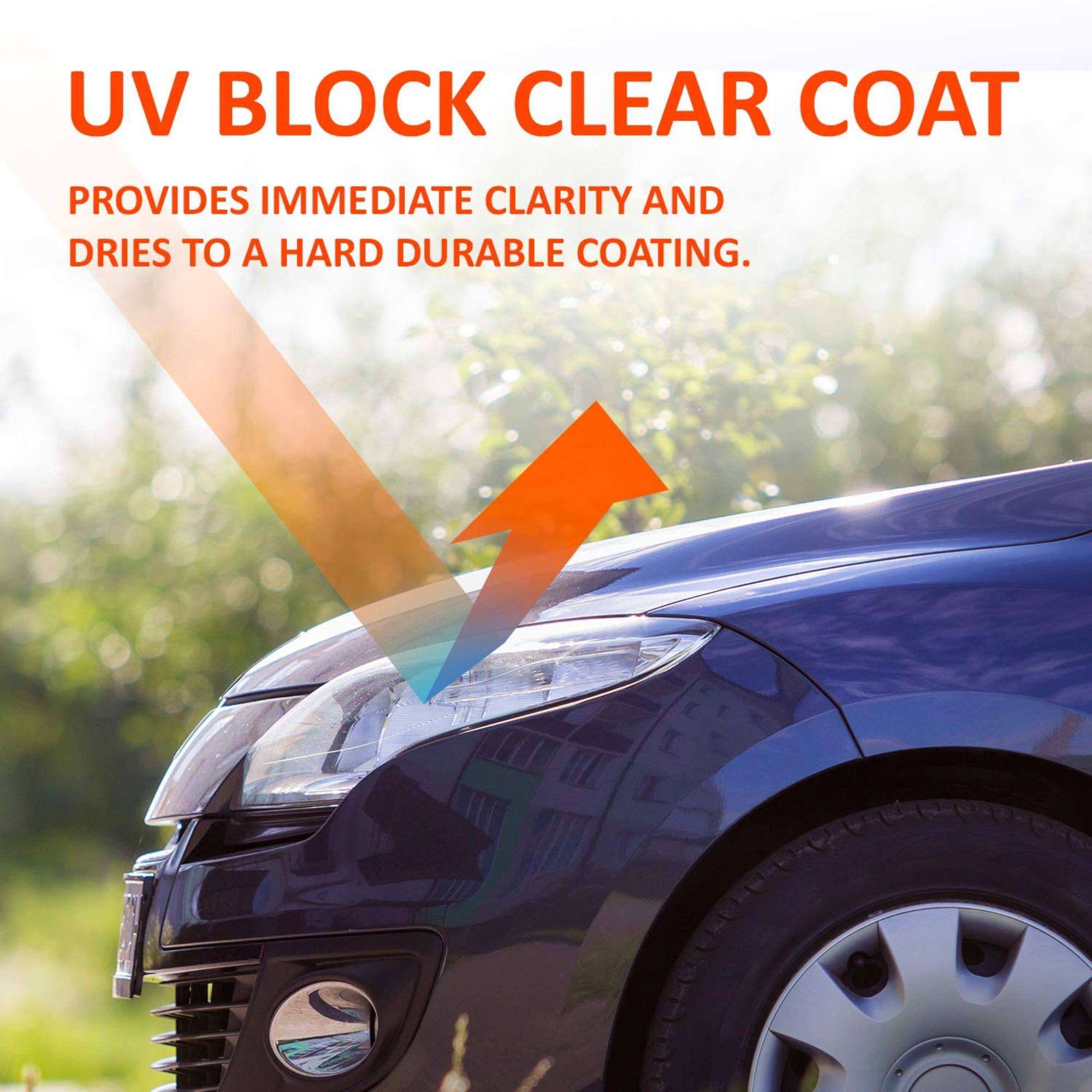 UV Block Clear Coat  
Provides immediate clarity and dries to a hard durable coating.