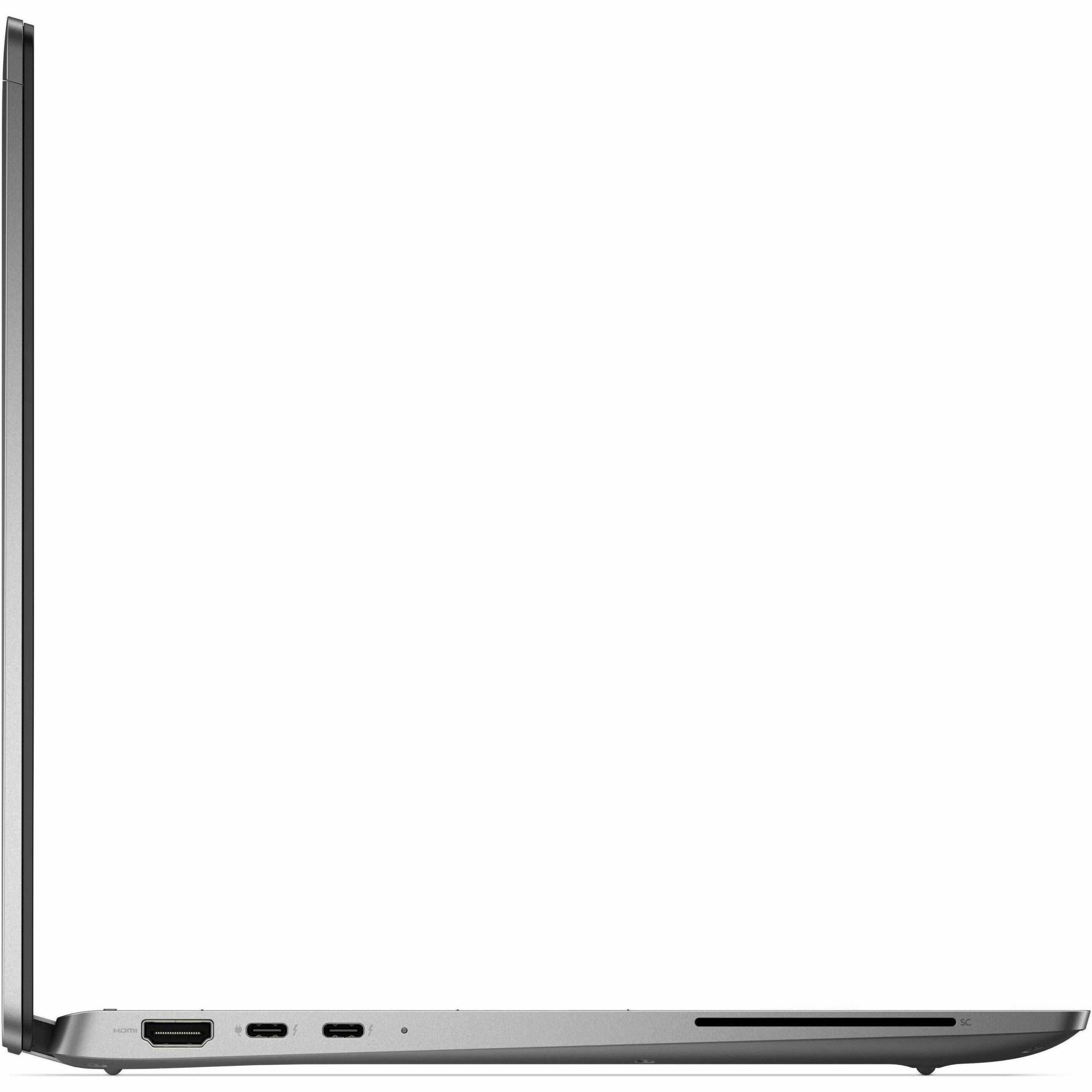 Alt View 13. Dell - Latitude 7000 2-in-1 14" Touch Screen Laptop - Intel Core Ultra 7 with 16GB Memory - 512 GB SSD - Titan Gray, Gray.