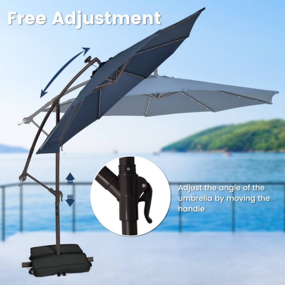 Free Adjustment

Adjust the angle of the umbrella by moving the handle