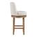 Left. OSP Home Furnishings - Rowan 2-Pack Swivel Barstool - Linen/Medium Oak.