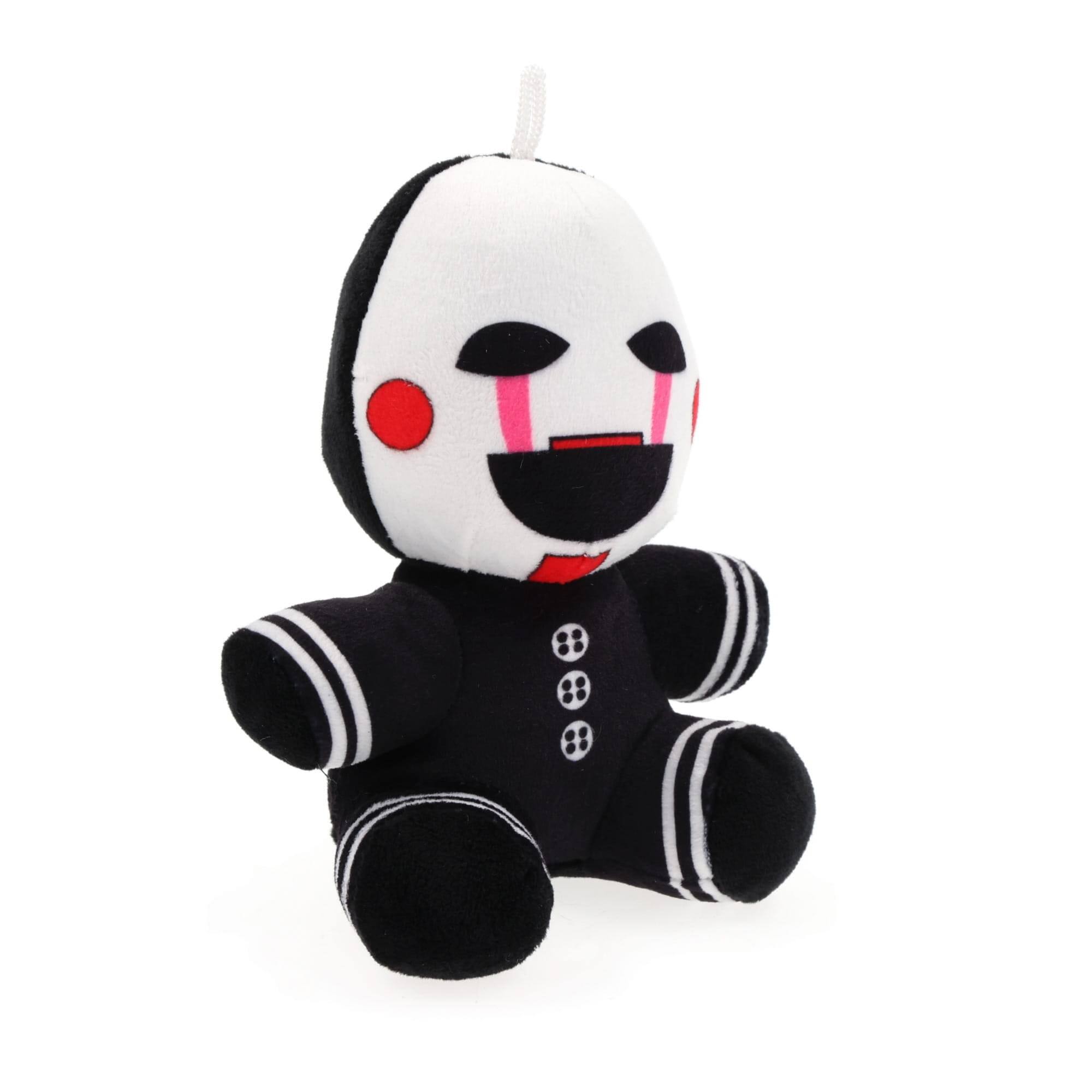 Alt View 1. Chucks Toys - Five Nights at Freddy's 6.5" Plush: Phantom Puppet - Black/White.