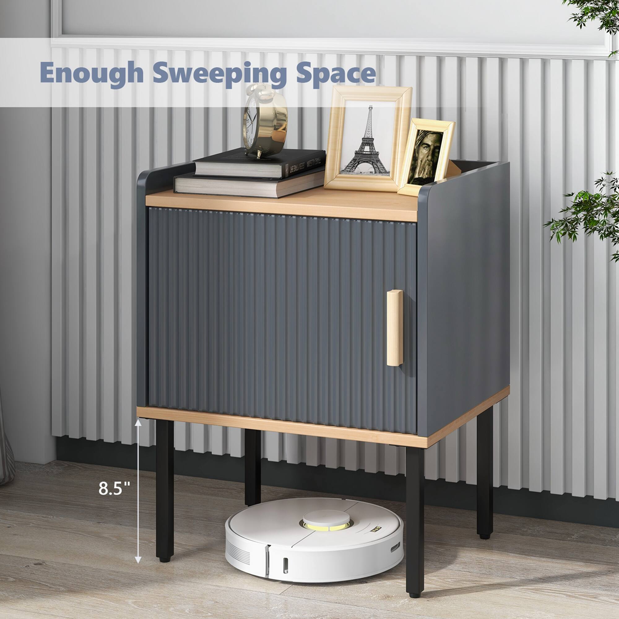 Enough Sweeping Space  
8.5"