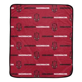 Pegasus - Arkansas Razorbacks 60" x 72" Repeat Logo Wordmark Ultra Soft Blanket - Multicolor