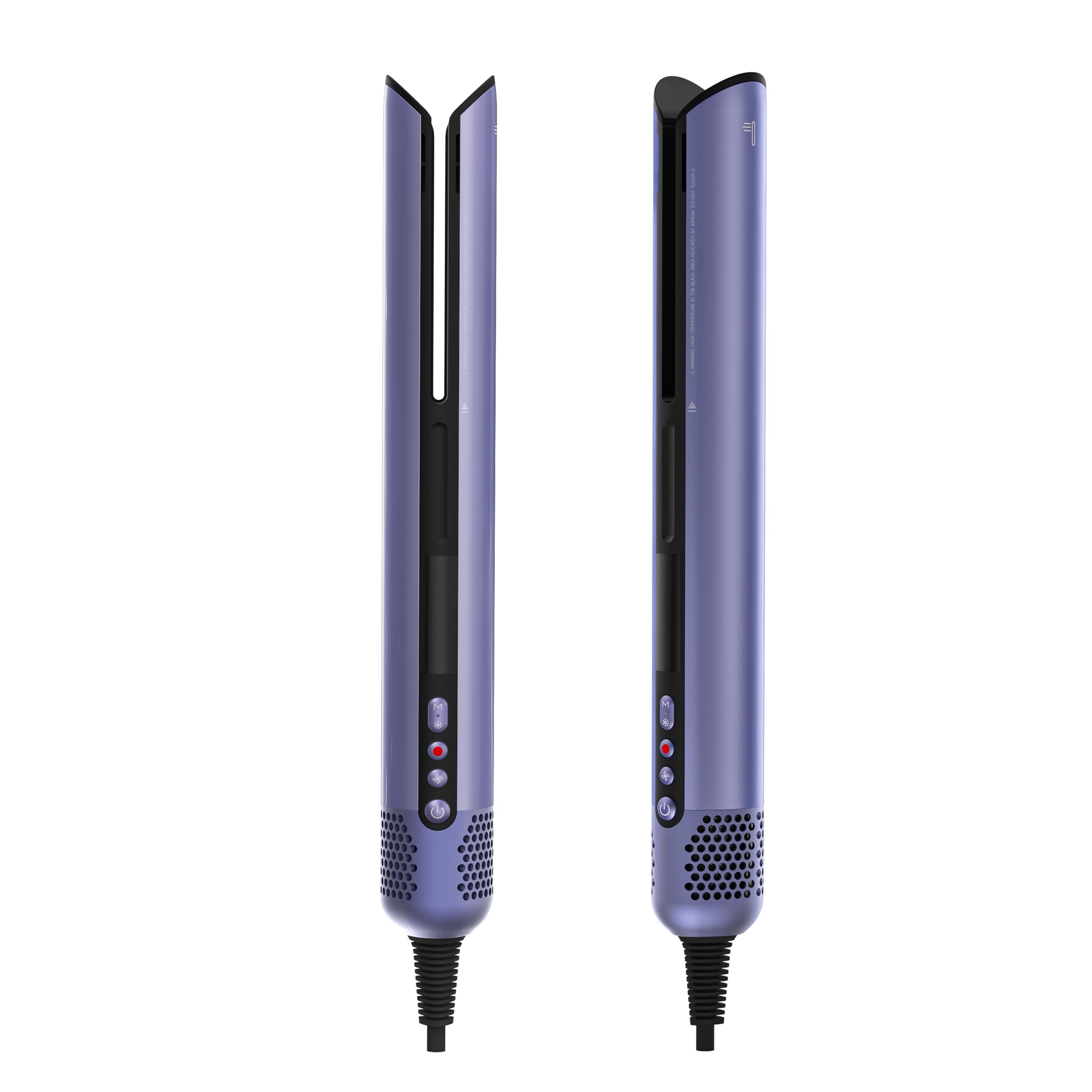 Front. Live At Space - Hair Dryer Air Straightener Non-movable Clamp Flat Iron No Heated Plates Hand-feeding Automatic Draws - Dreamy Blue.