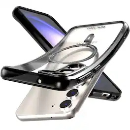 RomeTech - Rome Tech Clarity Case with MagSafe for Galaxy S23 - Black