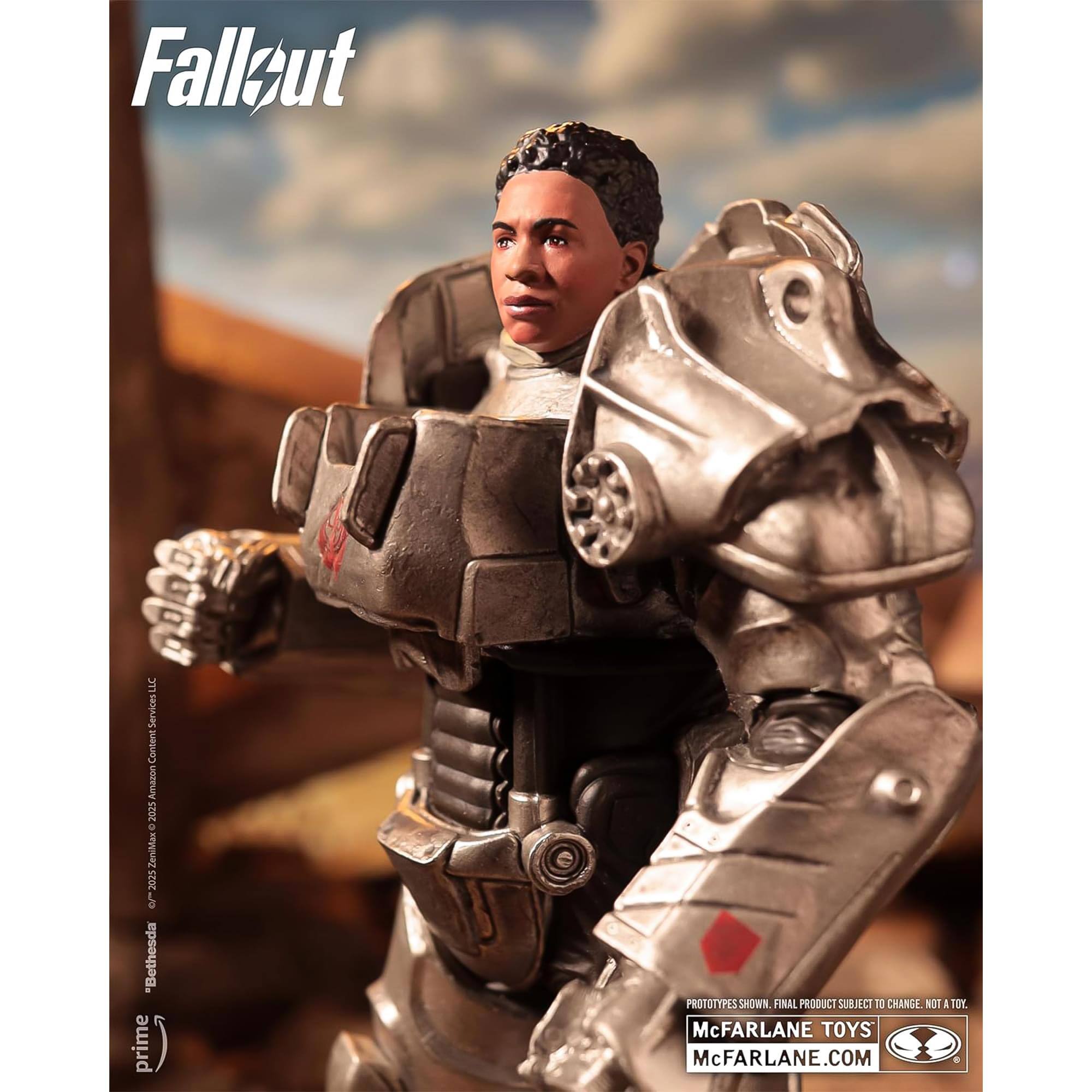 Fallout  
prime  
Bethesda prime  
PROTOTYPES SHOWN FINAL PRODUCT SUBJECT TO CHANGE  
NOT A TOY.  
McFARLANE TOYS  
McFARLANE.COM