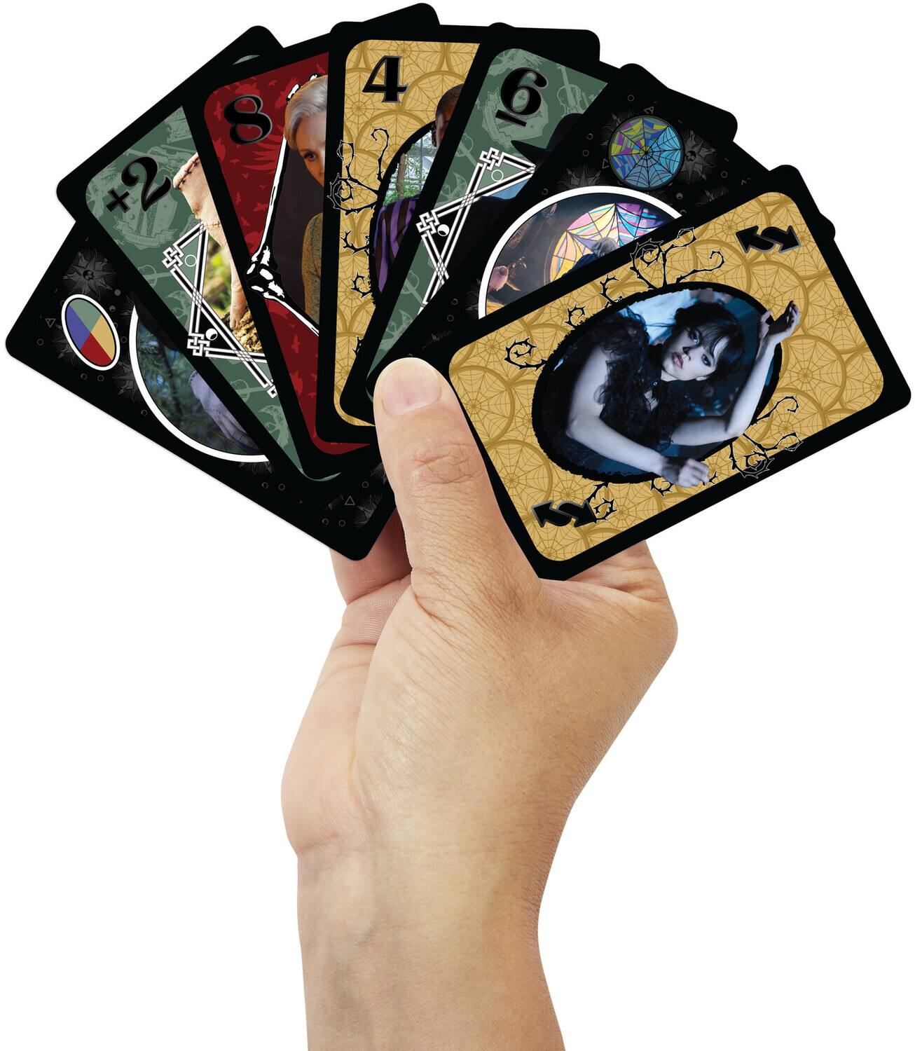 Alt View 3. Mattel - Mattel Games - UNO: Wednesday   - COLLECTIBLES - Multicolor.