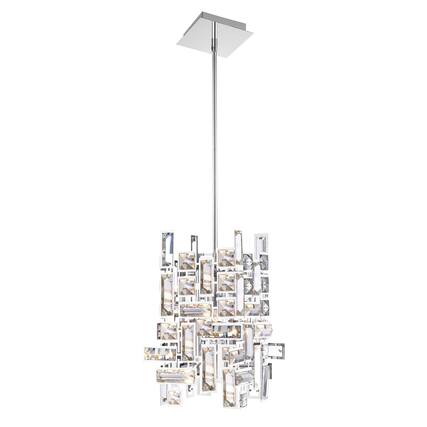 Front. CWI Lighting - Arley 1 Light Mini Chandelier With Chrome Finish - Chrome.