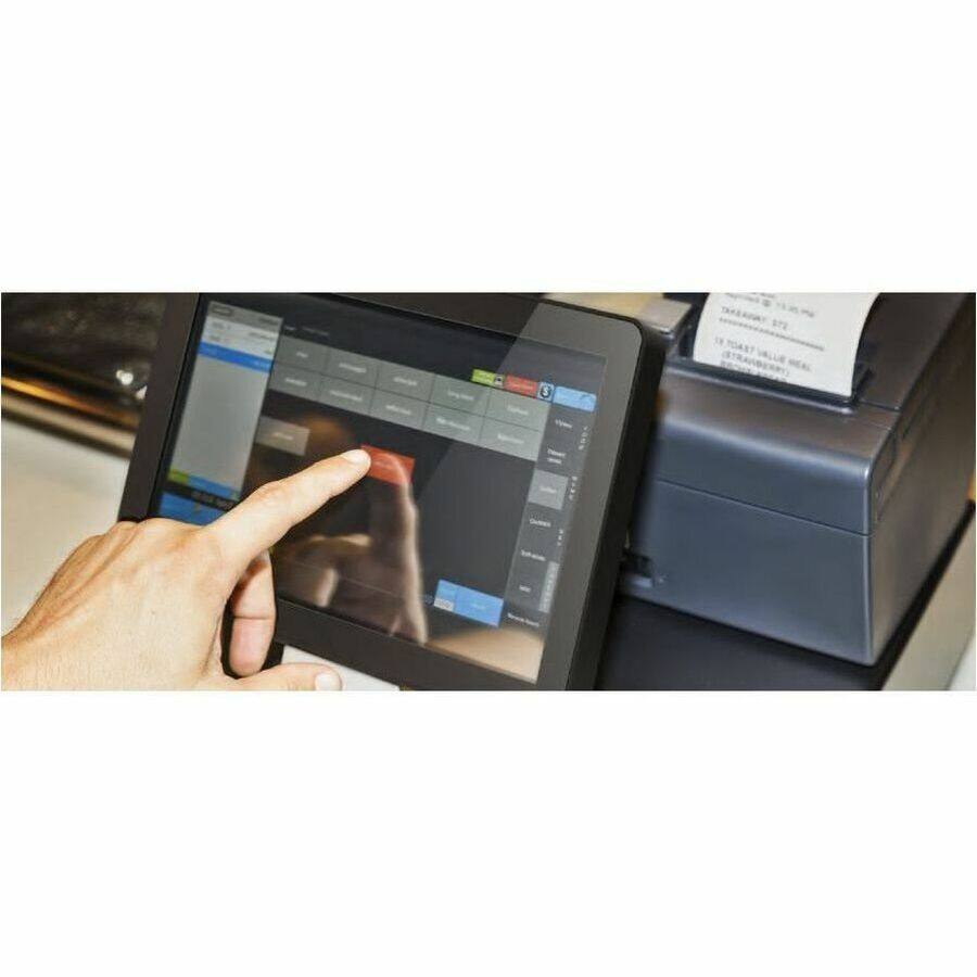 Alt View 6. AOpen - AOPEN eTILE 15M-FP2 - ChromeOS Flex Pre-installed - 15" Touch Screen - Intel Celeron J3455 - 64GB SSD - 4 GB RAM - Black.