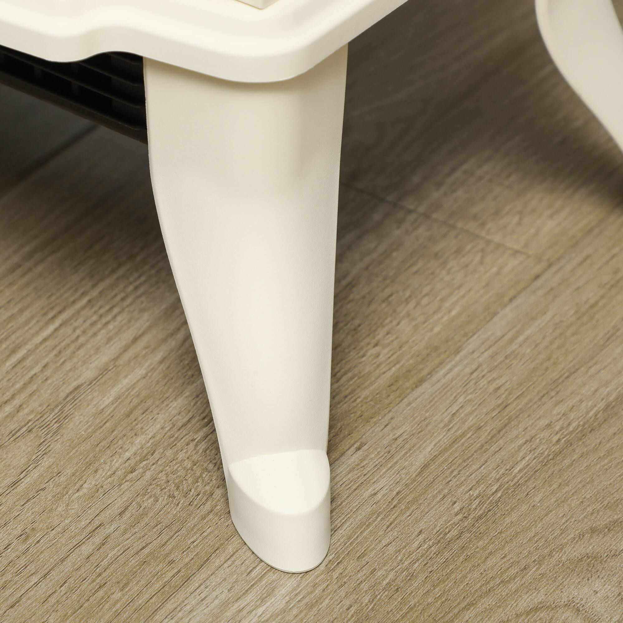 Angle. Tiramisubest - 17" Freestanding Electric Fireplace Stove,Fire Place Heater with Realistic Flame Effect,Overheat Protection,Beige - Beige.