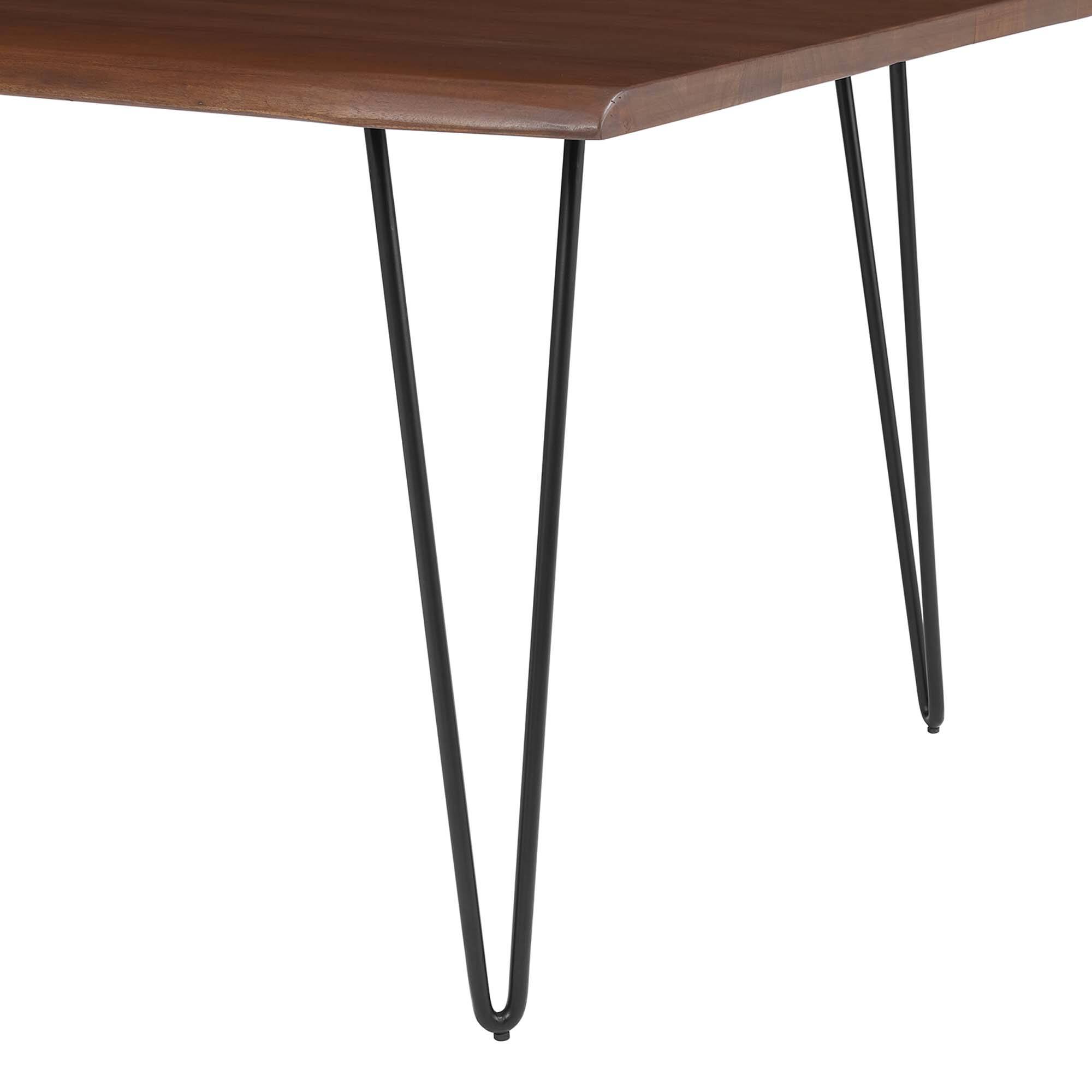 Alt View 5. Modway - Ardor 60" Live Edge Acacia Wood Acacia Wood Dining Table - Brown.