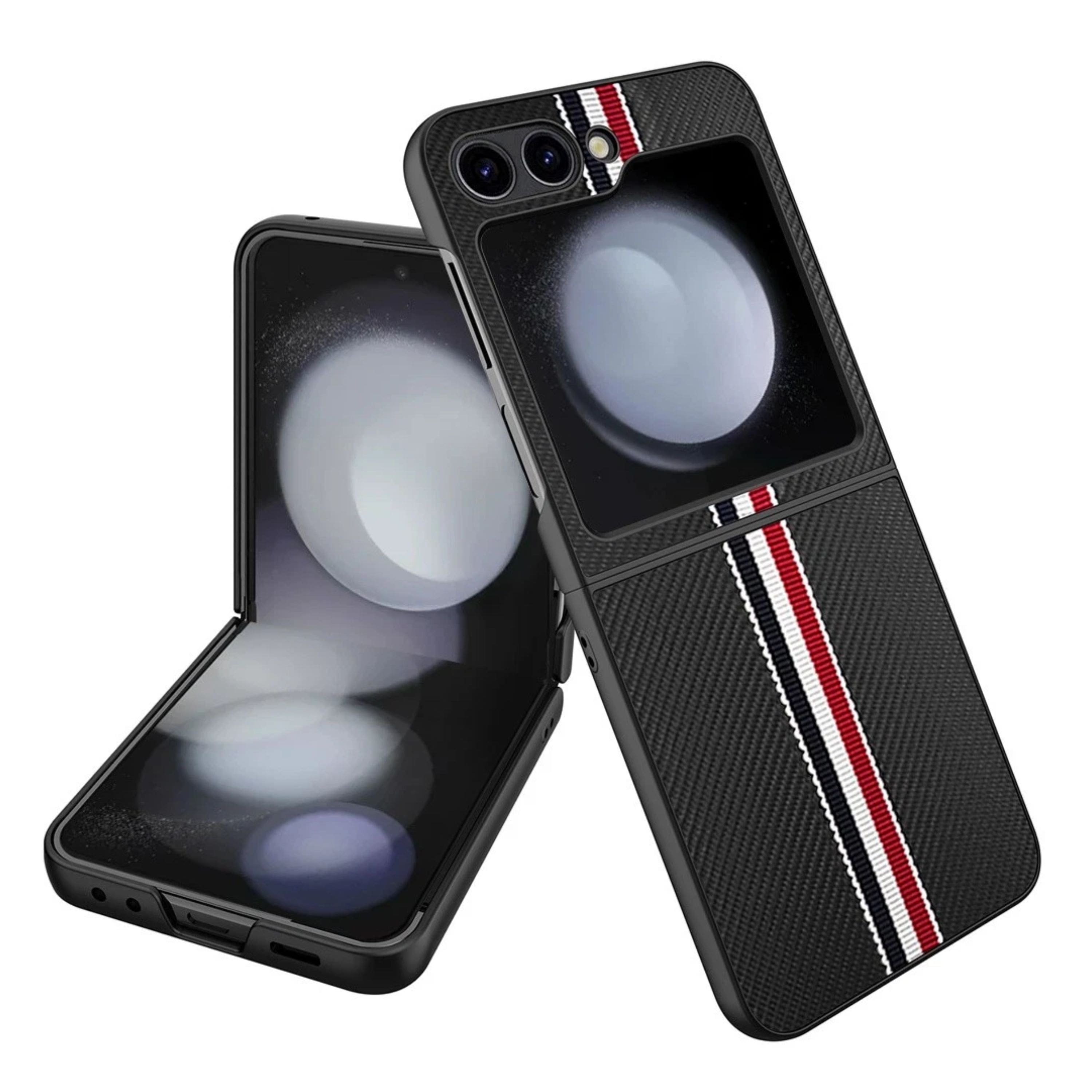 Kitcheniva - Premium PU Vegan Leather Phone Case For Samsung Galaxy Z Flip 6 - Black price history on PriceWatchPro