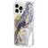 Left. Case-Mate - Print Hardshell Case for iPhone 13 Pro Max - Navy Marble.