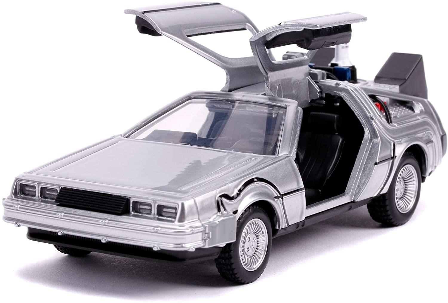 Alt View 1. Jada Toys - Back to The Future Part II DeLorean Time Machine 1:32 Die Cast Vehicle.