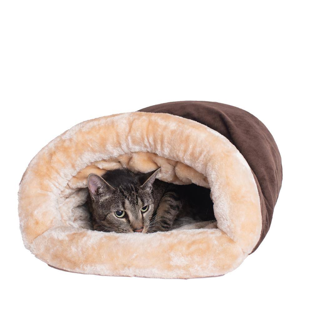 Front. Armarkat - Cat Bed Mocha - Brown.
