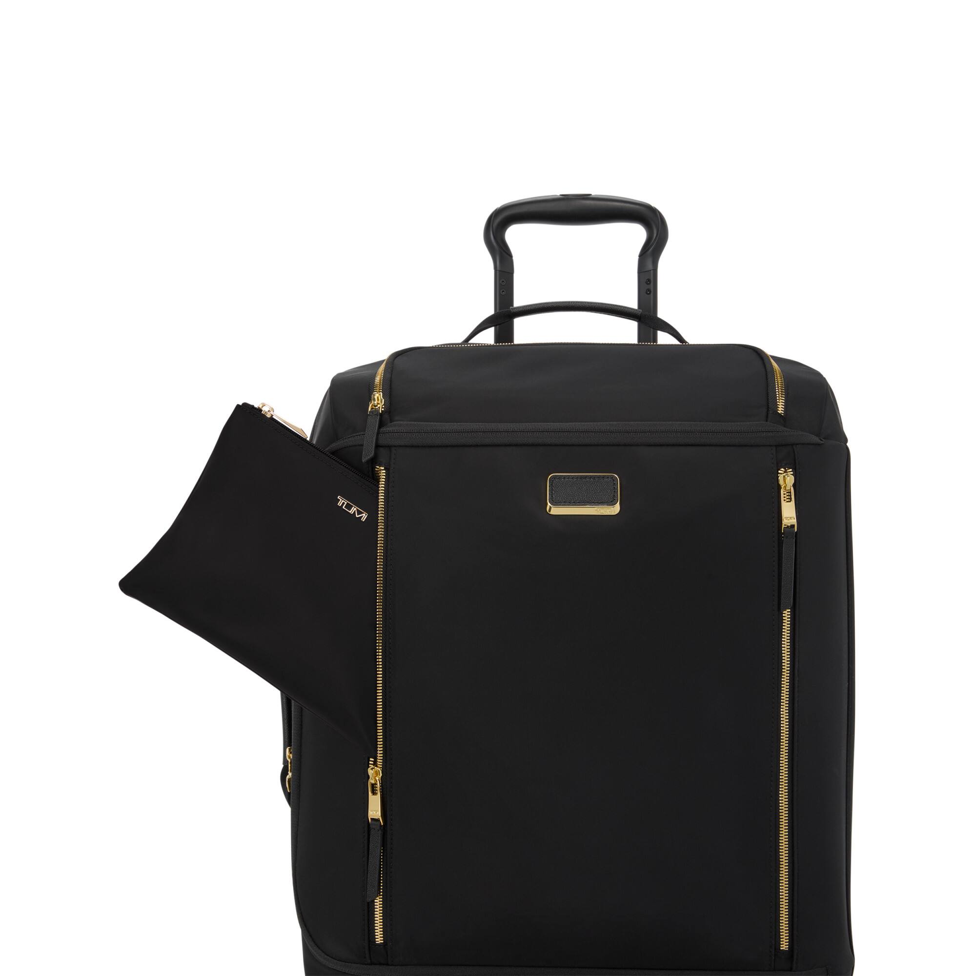 Back. TUMI - Voyageur Just In Case Medium Tote Bag - Black/Gold.