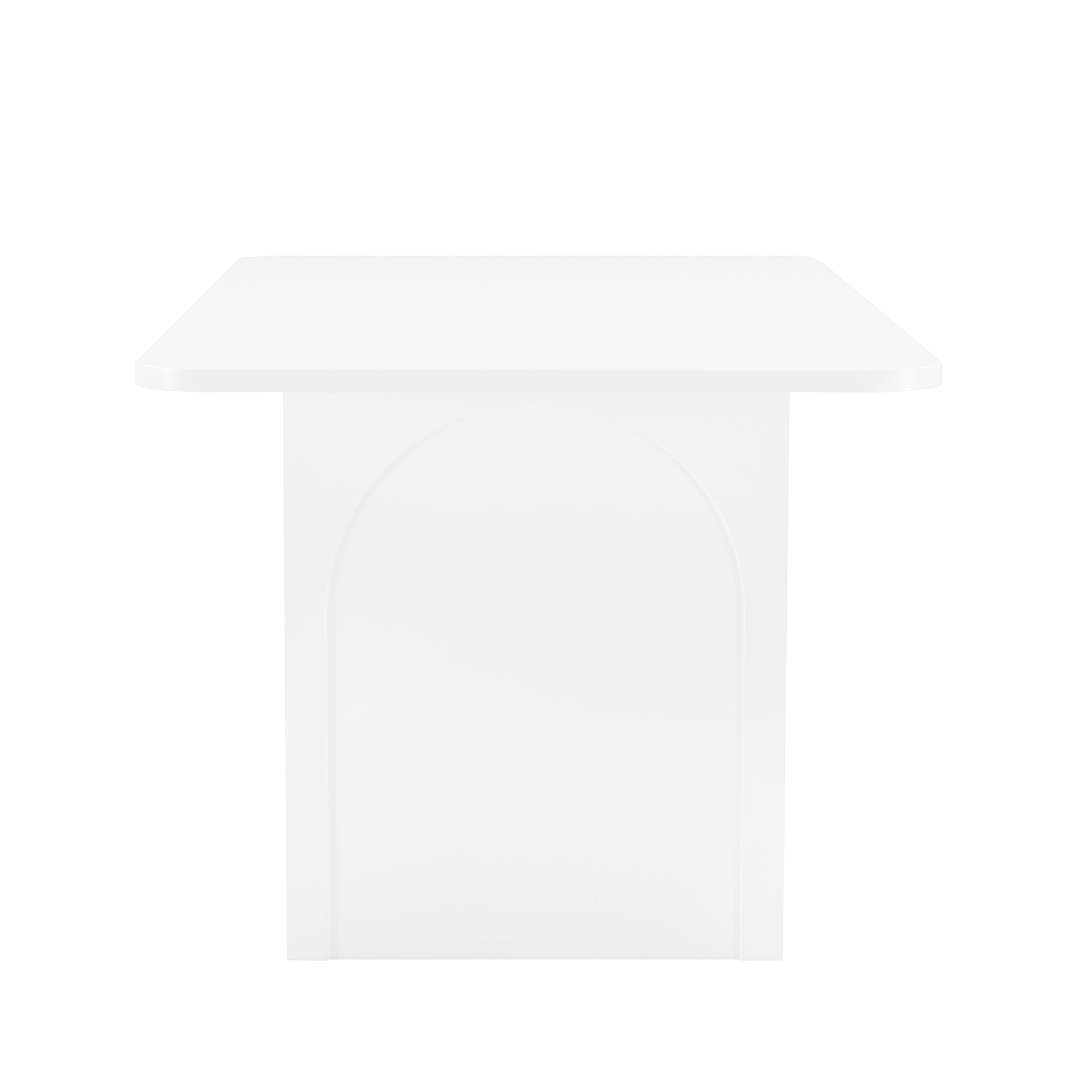 Alt View 3. Manhattan Comfort - Ella Modern 79" Dining Table - White.