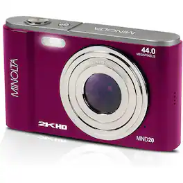 Minolta - MND20 44 MP 2.7K Ultra HD Digital Camera MND20-M - Magenta